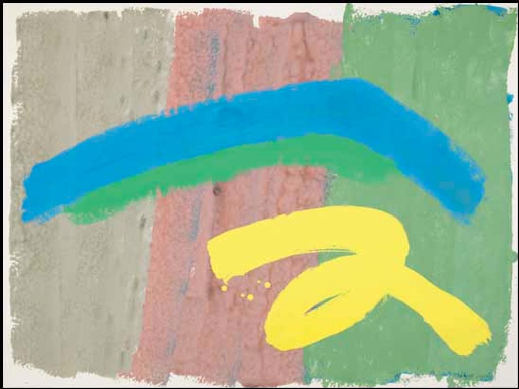 Jack Hamilton Bush (1909-1977) - Triple with Blue, Green, Yellow