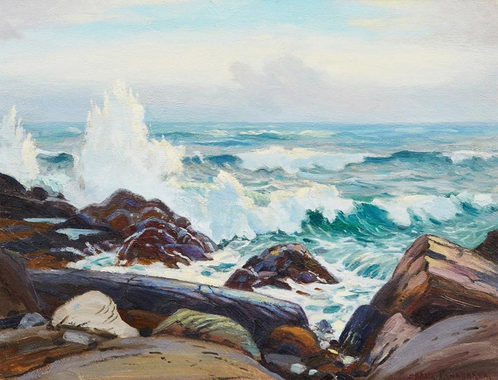 Frank Shirley Panabaker (1904-1992) - Rocky Shoreline