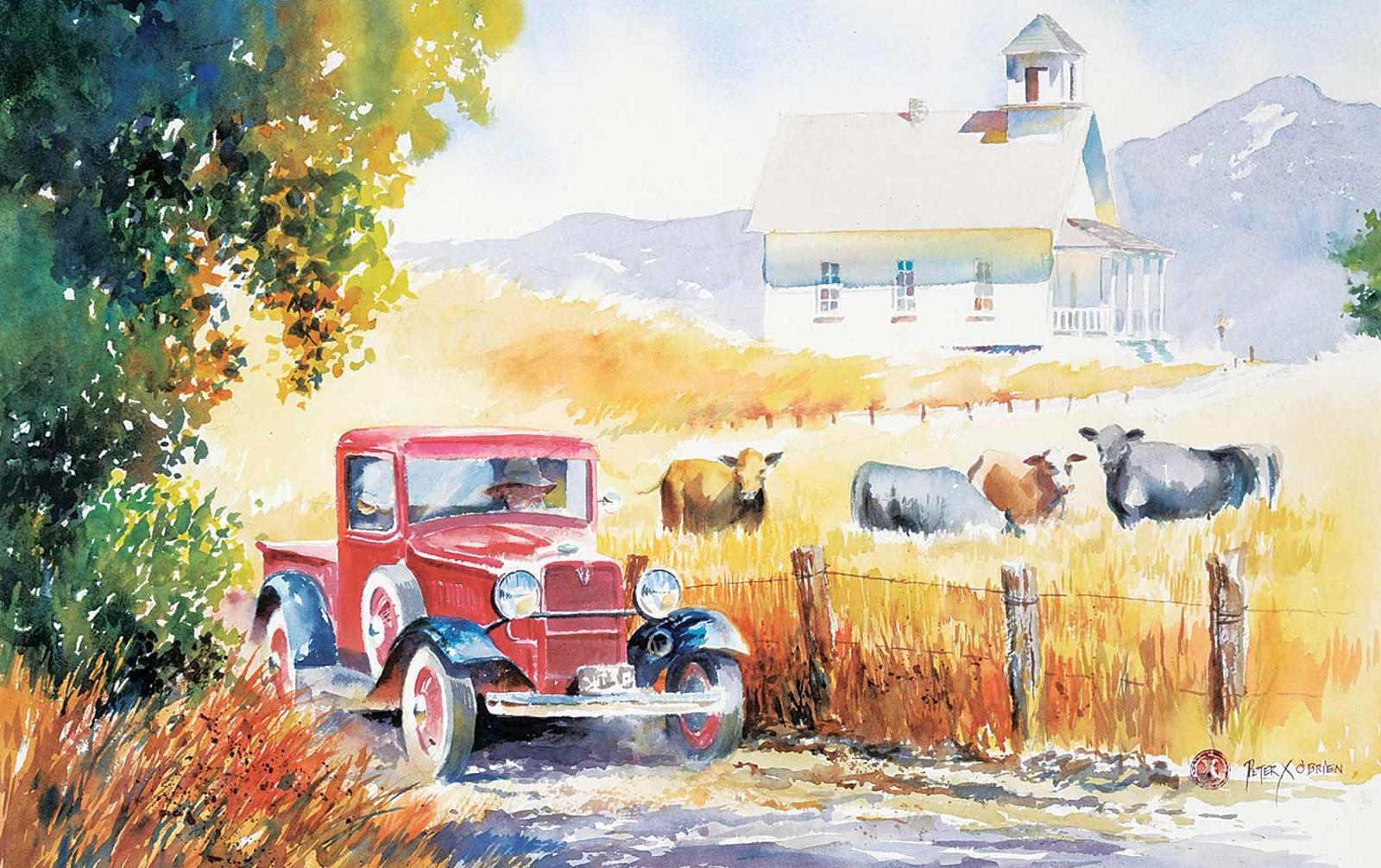 Peter X. O'Brien (1960) - Untitled - Where's He Going?