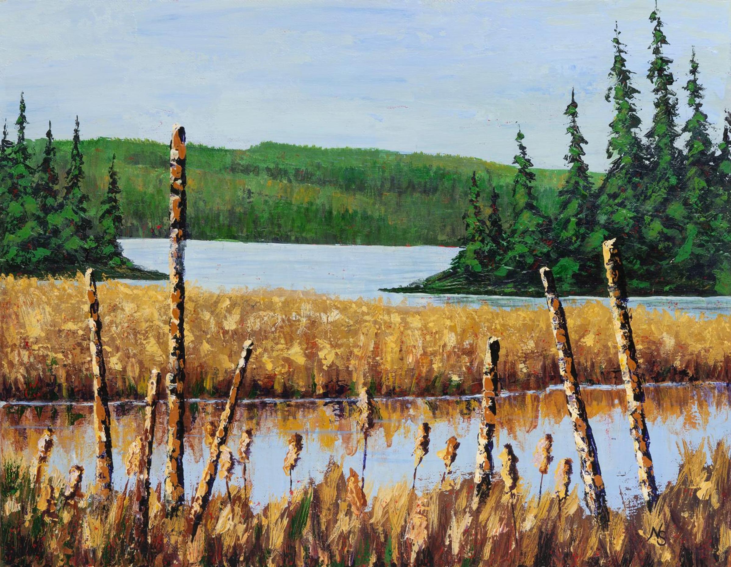 Norm Scheelhaase (1954-2020) - Lake Scene