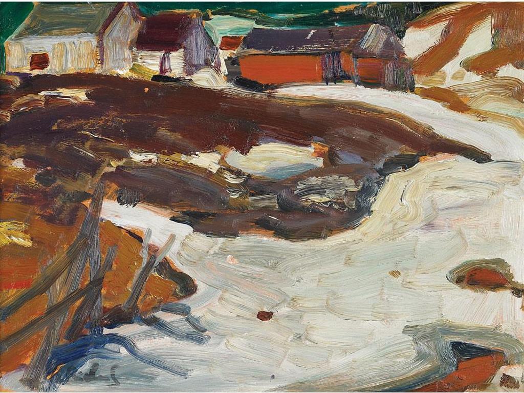 René Jean Richard (1895-1982) - Hiver A Baie-St-Paul