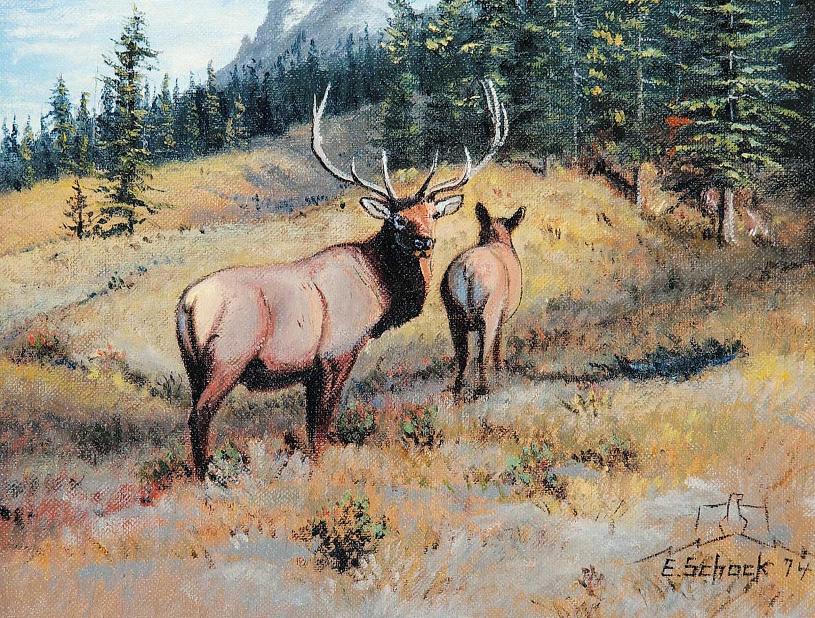 Elmer Schock (1970) - Untitled - Deer