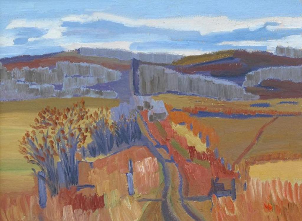 Mary Spice Kerr (1905-1982) - Near Turner Valley, Autumn; 1972