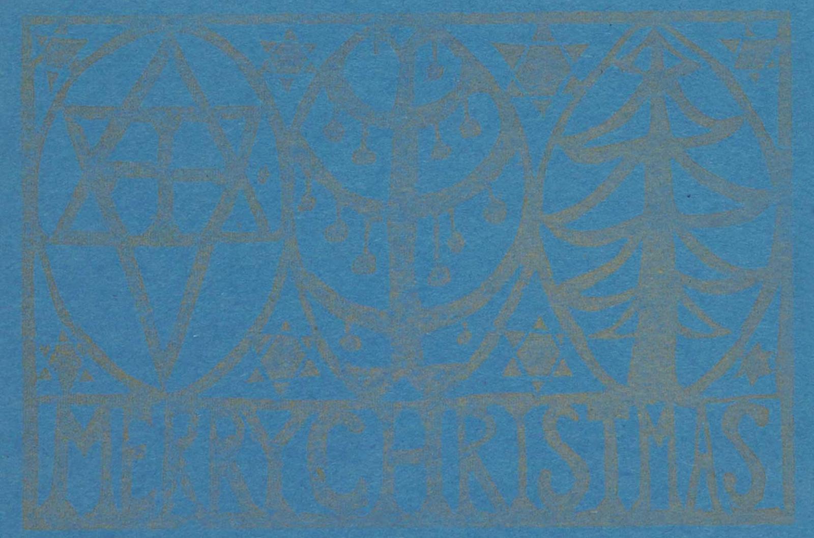 John Harold Thomas Snow (1911-2004) - Merry Christmas