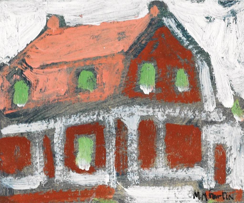Marc-Aurèle Fortin (1888-1970) - La Maison Rouge, Ste-Rose