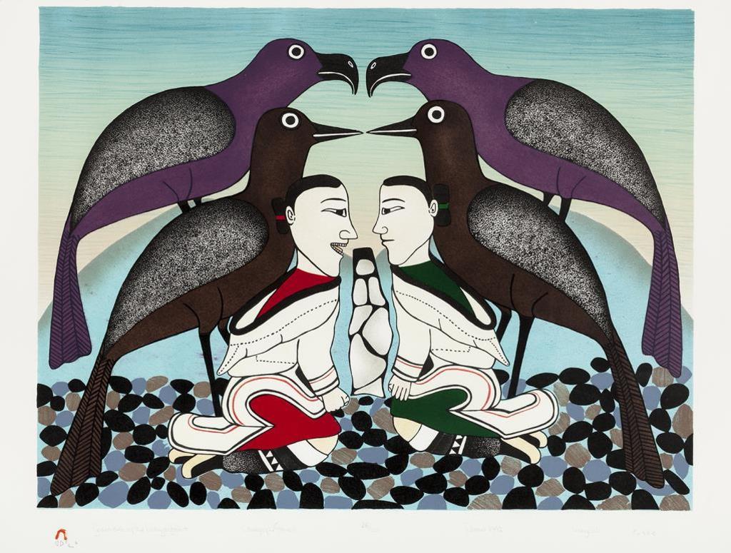 Kenojuak Ashevak (1927-2013) - 22.75 x 30.25 in
