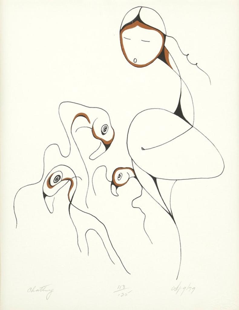 Daphne Odjig (1919-2016) - Chatting