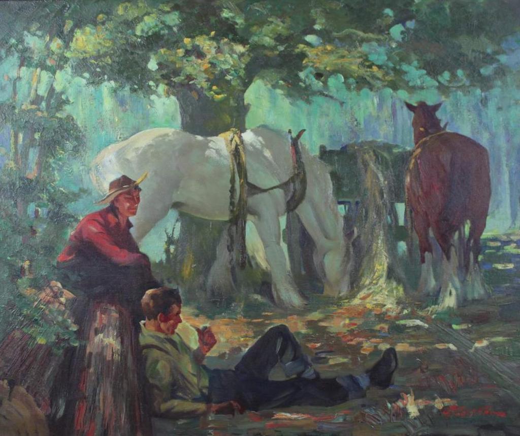 Archibald Bruce Stapleton (1910-1981) - In the Woods