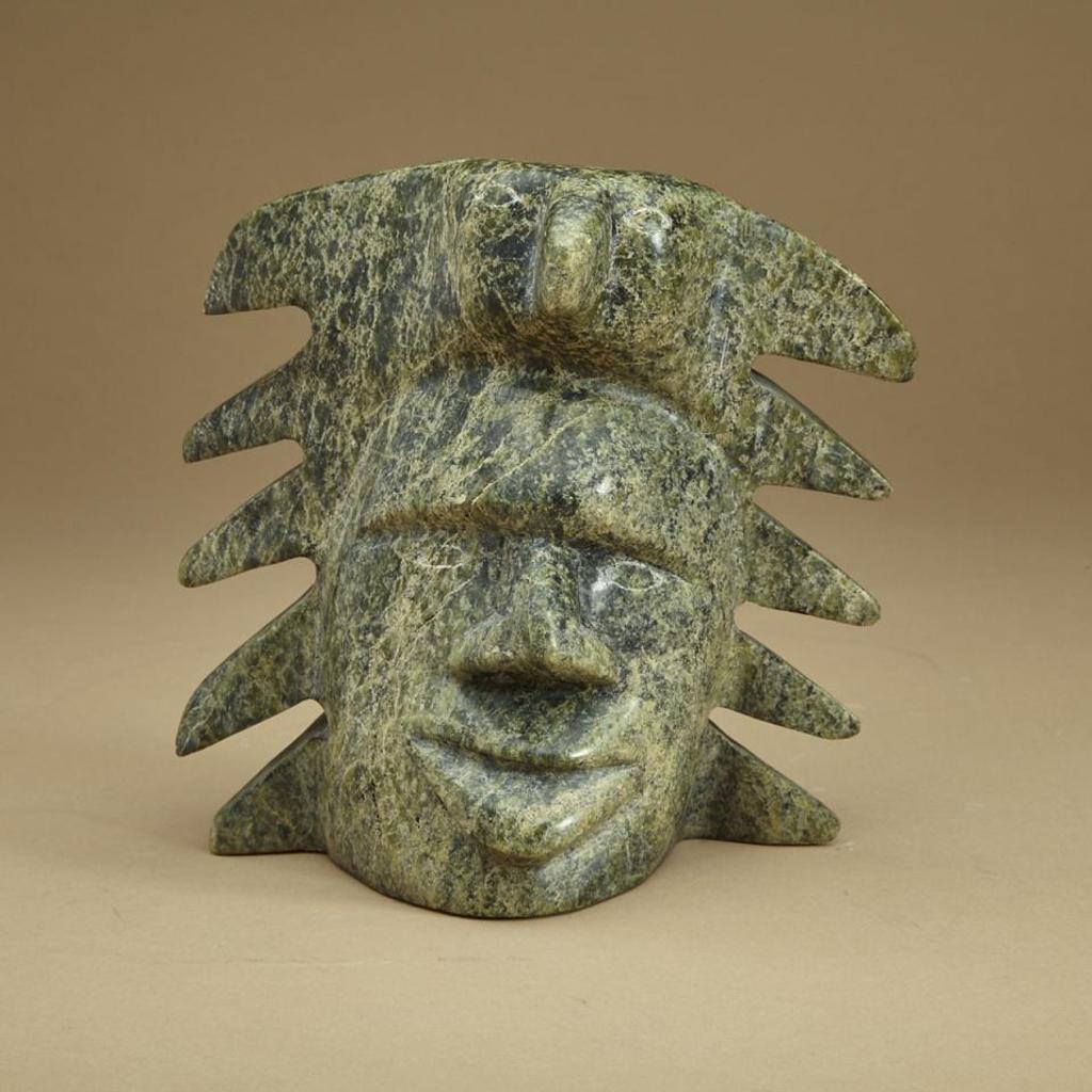 Johnny Lee Pudlat (1971) - Head Of A Shaman With Bird Familiar