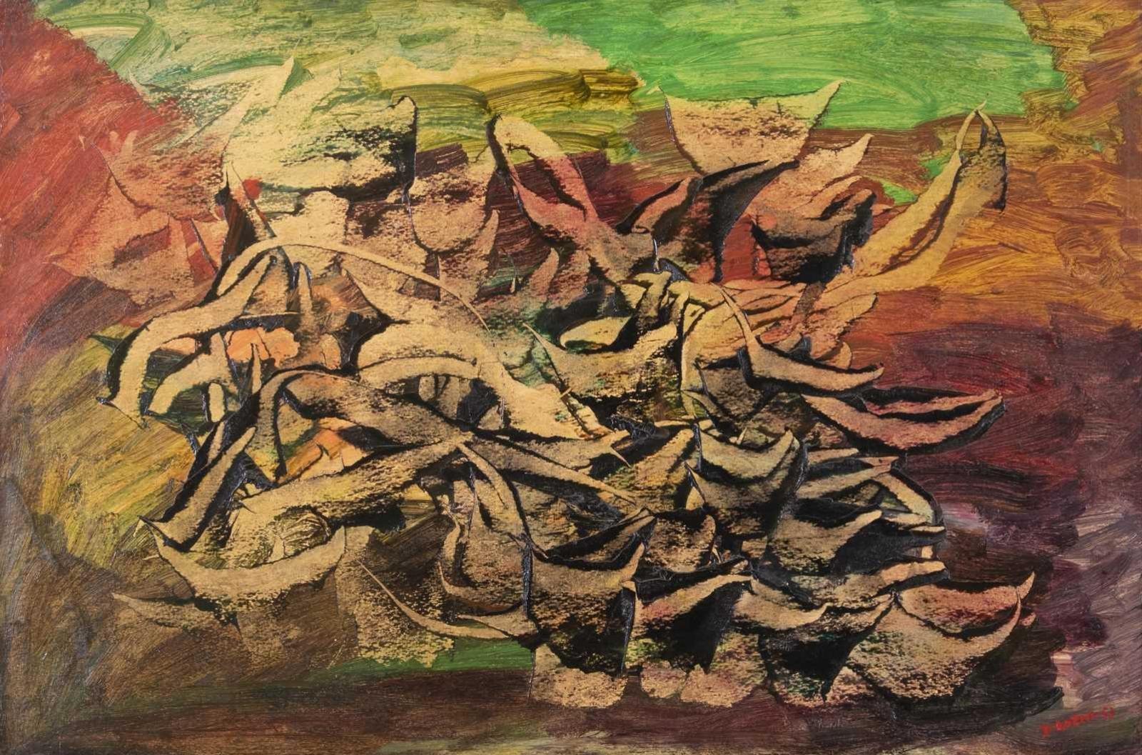 Marcel Christian Barbeau (1925-2016) - Abstract Composition; 1953