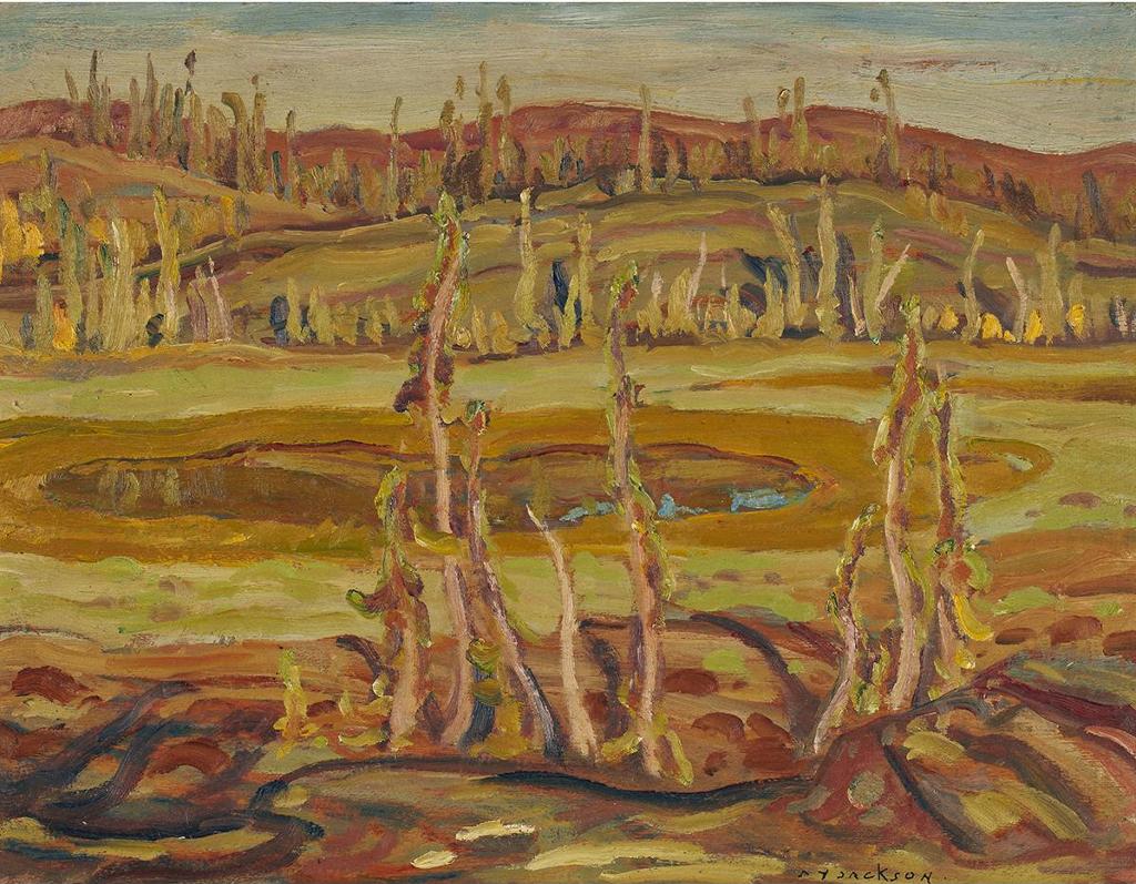 Alexander Young (A. Y.) Jackson (1882-1974) - Muskeg; Hilborn