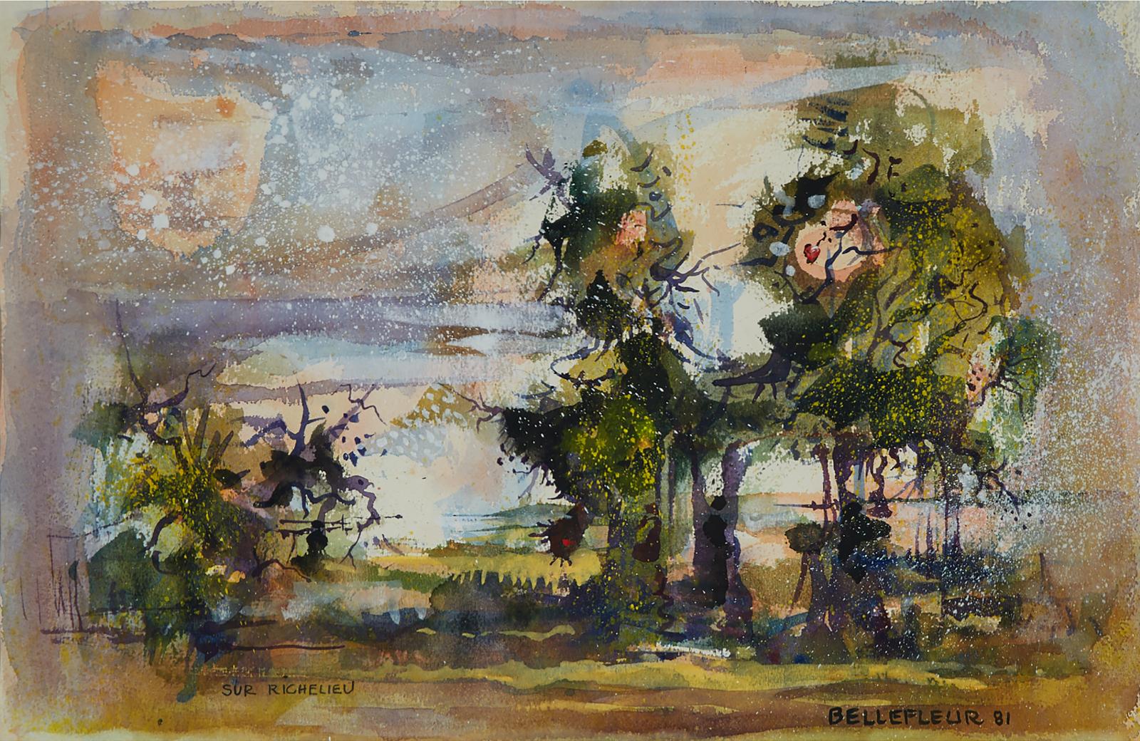 Léon Bellefleur (1910-2007) - Sur Richelieu, 1981