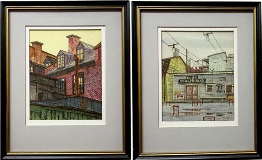 Leslie J. Coppold (1914-2007) - Houses; Crouqet
