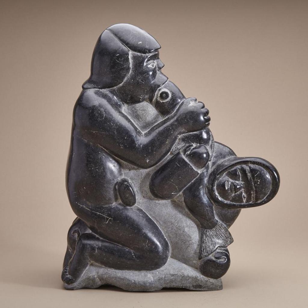 Adamie Aupalurta Putugu (1934) - The Giant And The Man Fighting Over A Fish
