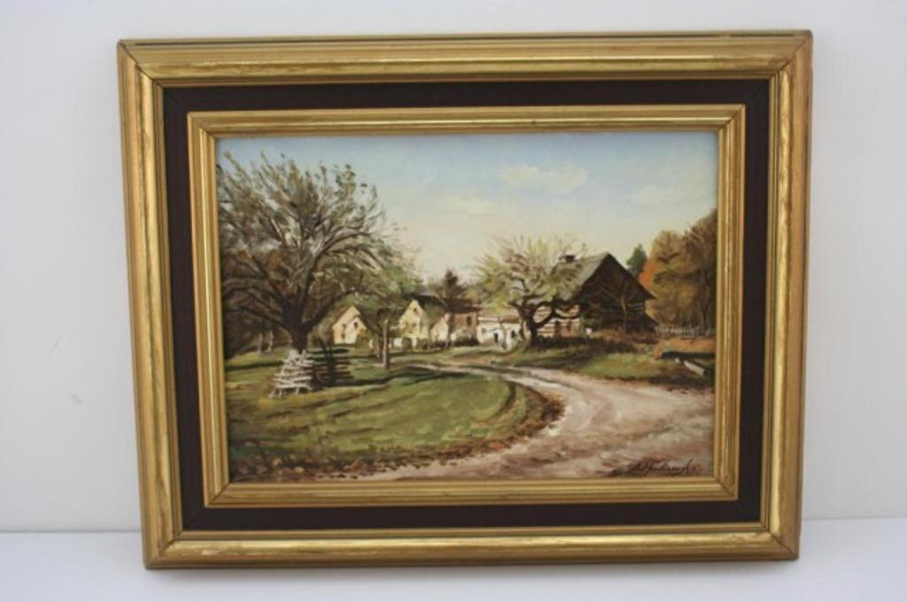 Otto Martinovsky - Historic village scene