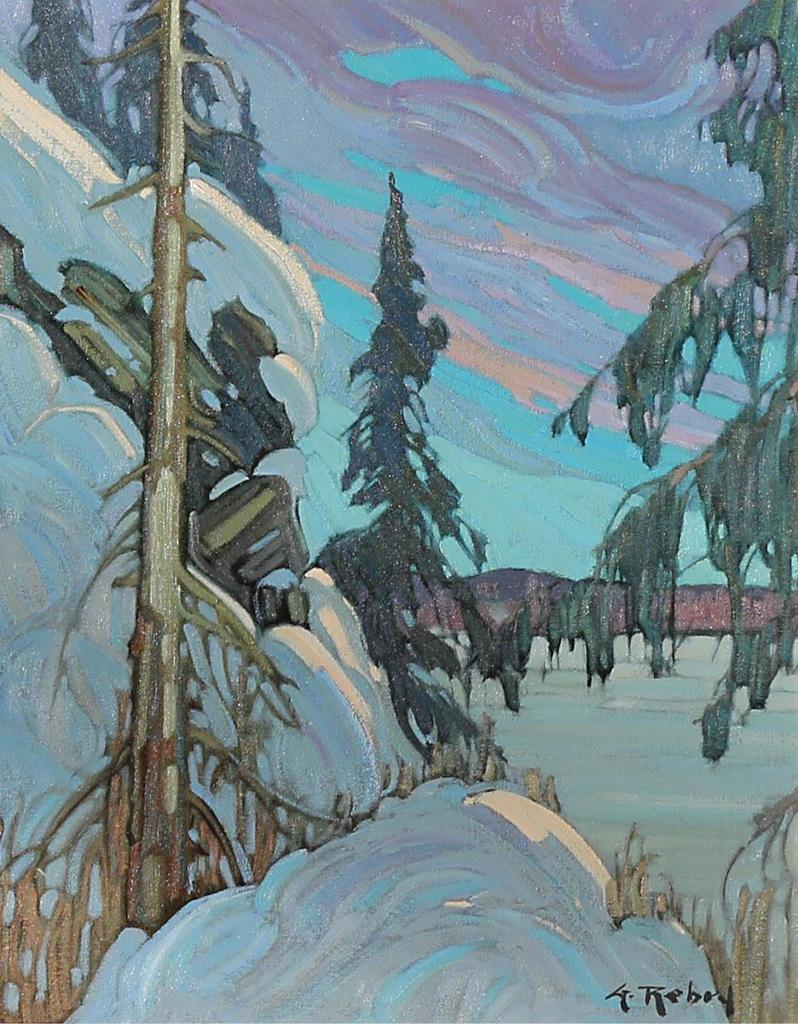 Gaston Rebry (1933-2007) - Au Pied Des Roches