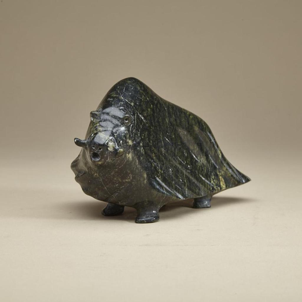Kananginak Pootoogook (1935-2010) - Windswept Musk Ox
