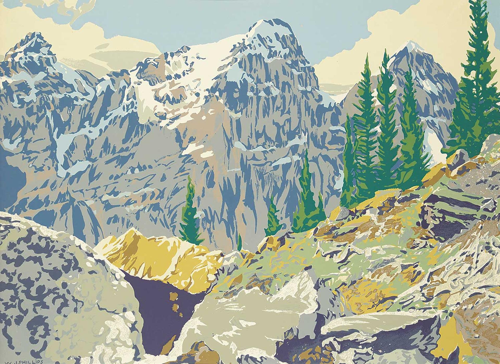 Walter Joseph (W.J.) Phillips (1884-1963) - Valley of the Ten Peaks