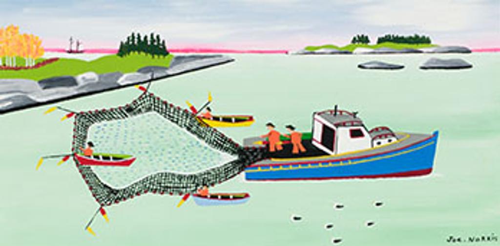 Joseph (Joe) Norris (1925-1996) - Seine Fishing