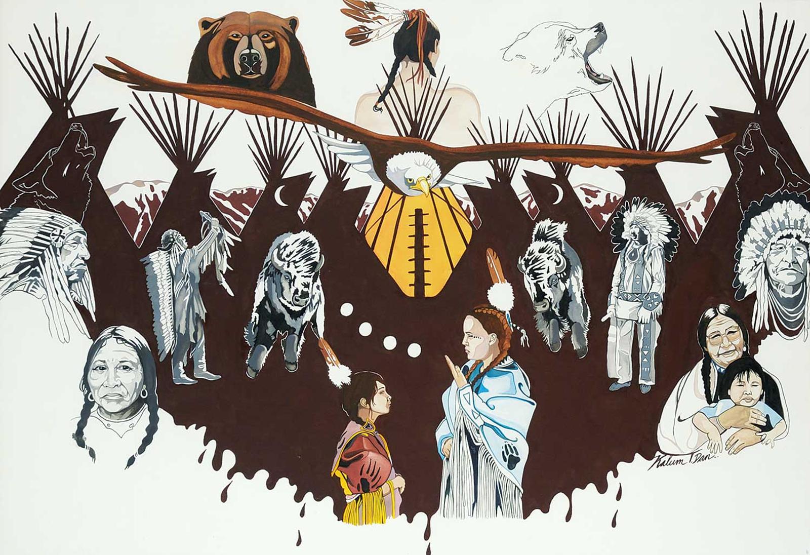 Kalum Teke Dan - Untitled - Legends of Our People