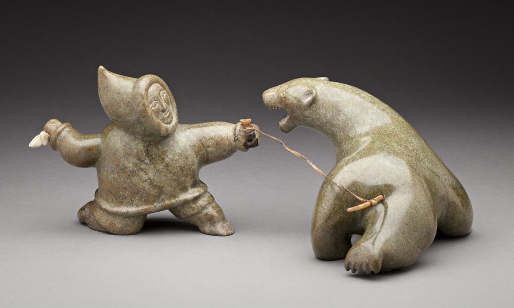 Nalenik Temela (1939-2003) - Hunter and Bear