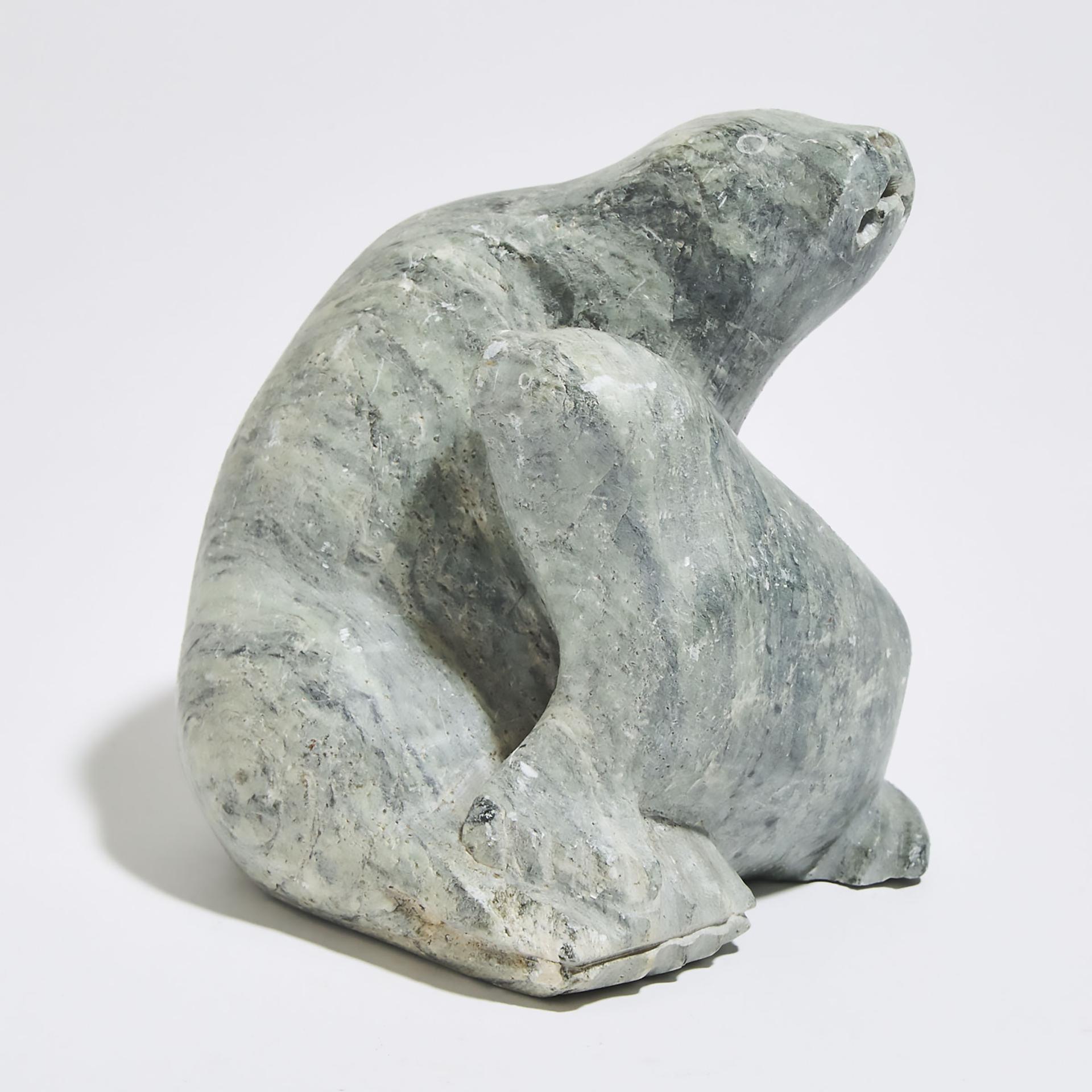 Enook Manomie (1941-2006) - Walrus And Calf