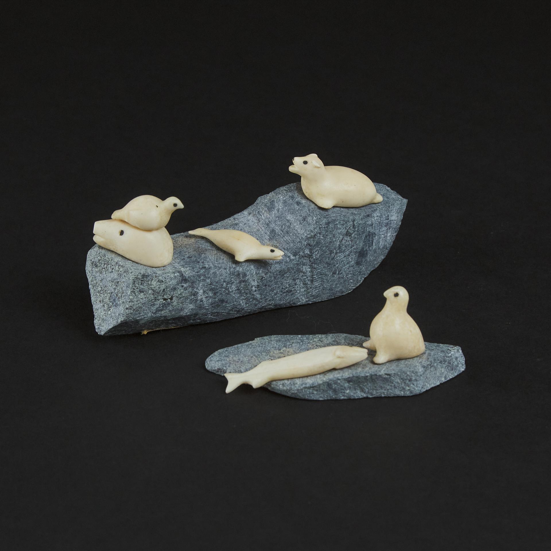Maggie Nakoolak (1934) - Animals On Ice Floes