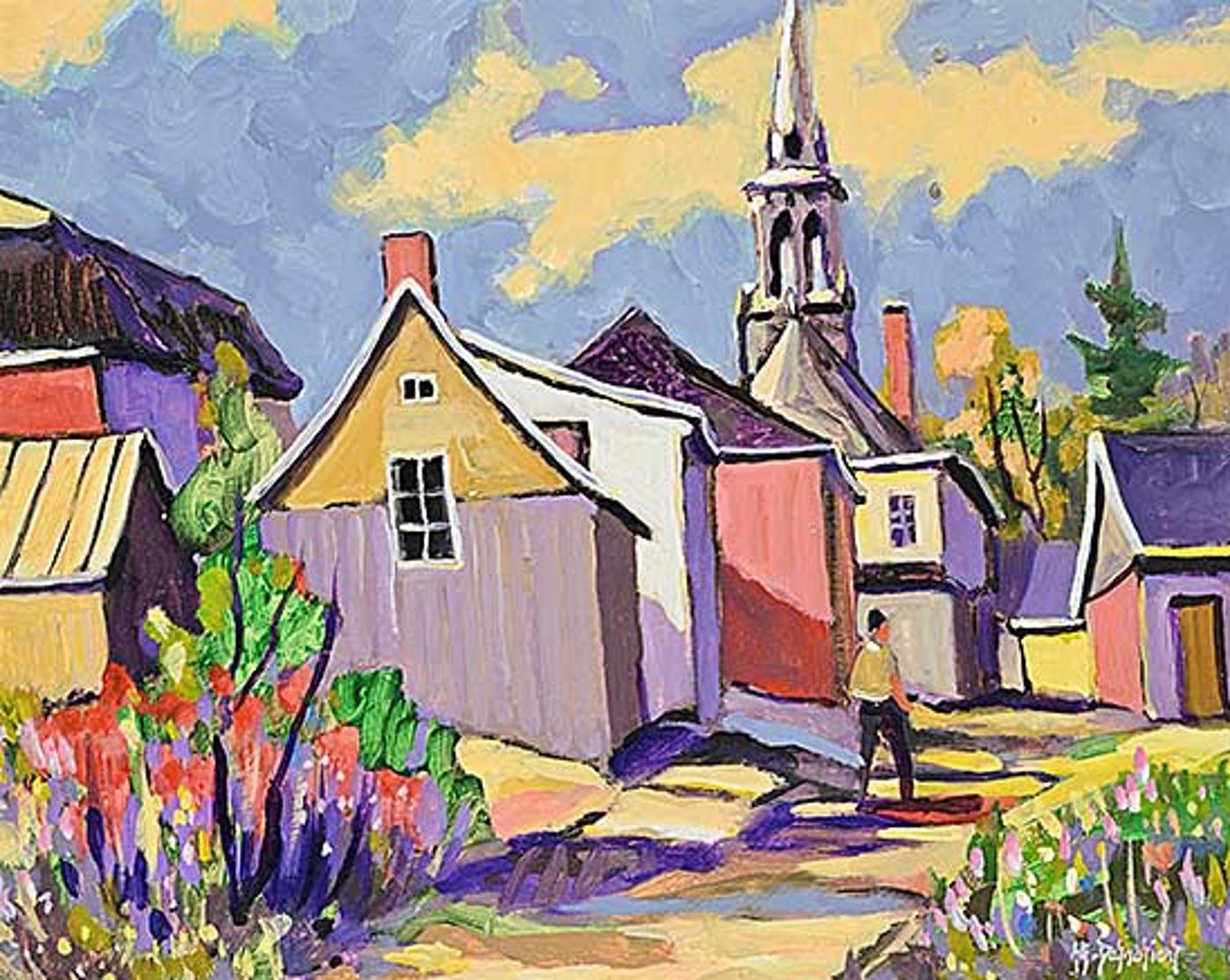 Jean-Guy Desrosiers (1934) - Derriere L'eglise [St. Tite Des Caps Charlevoix]