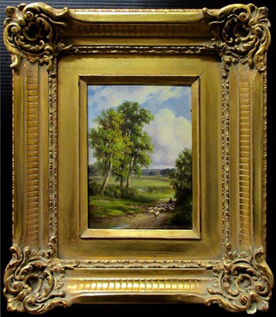 Henry Harold Vickers (1851-1918) - The Way To Our Home Farm, Worcestershire, England