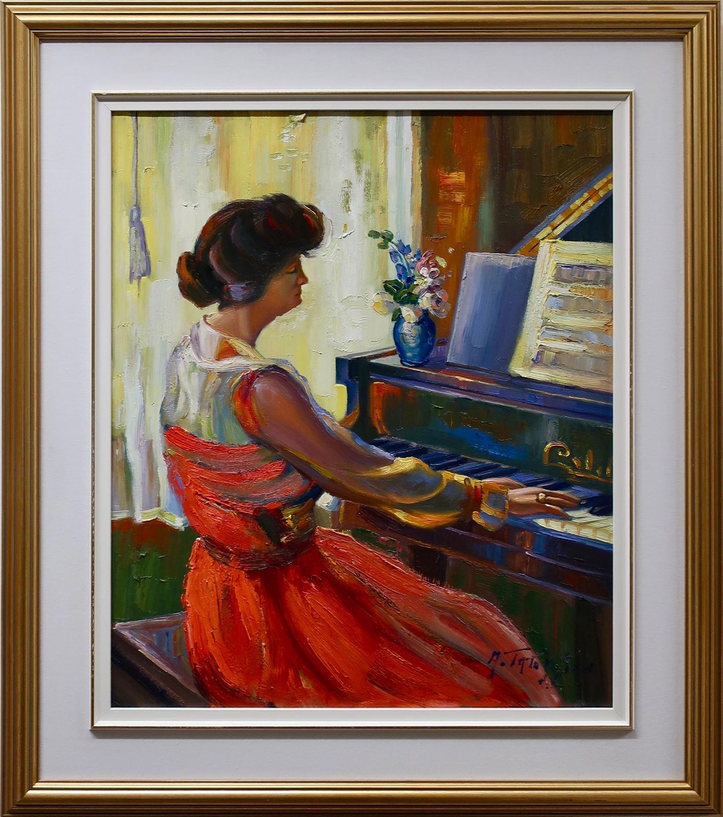 Armand Tatossian (1948-2012) - Femme En Piano
