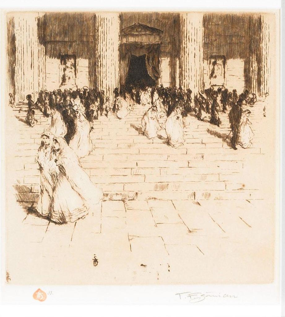 T. Frantisek Simon - Communicants At The Madeleine, Paris 1909