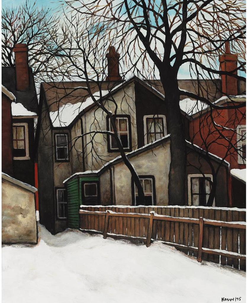John Kasyn (1926-2008) - Back Of Sherbourne St.