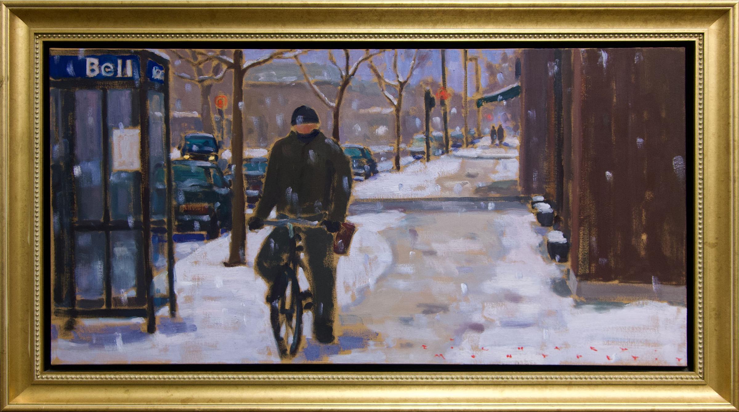 Richard Montpetit (1950) - À Velo L'hiver (By Bike In Winter)