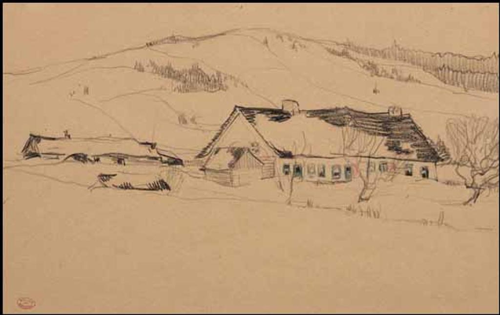 Clarence Alphonse Gagnon (1881-1942) - Paysage d'hiver