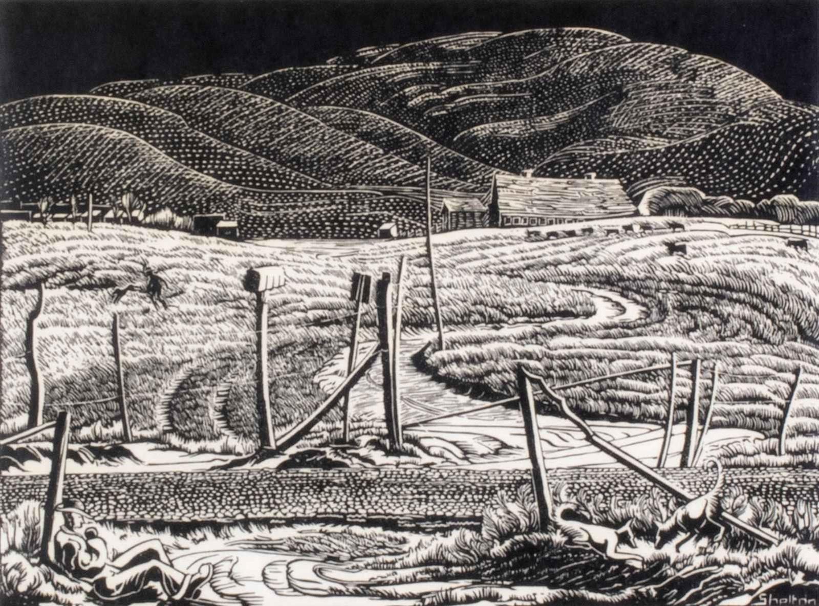 Margaret Dorothy Shelton (1915-1984) - Rural Mail Route; 1942