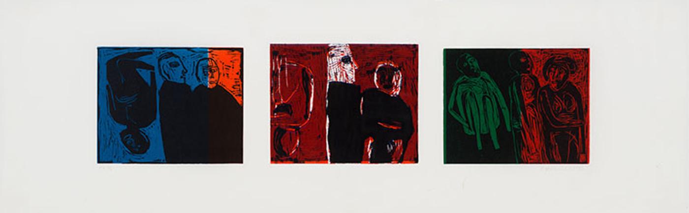 Betty Roodish Goodwin (1923-2008) - Untitled (Triptych)