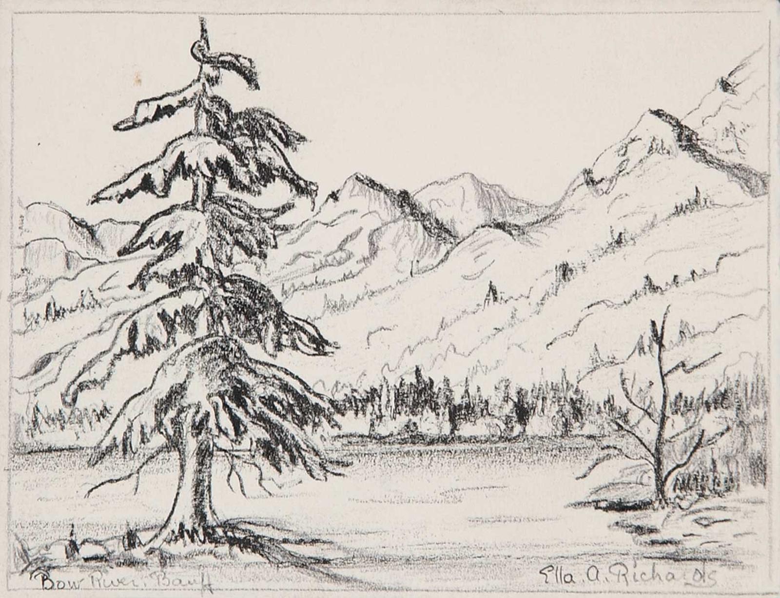 Ella Ashbridge Richards - Bow River, Banff