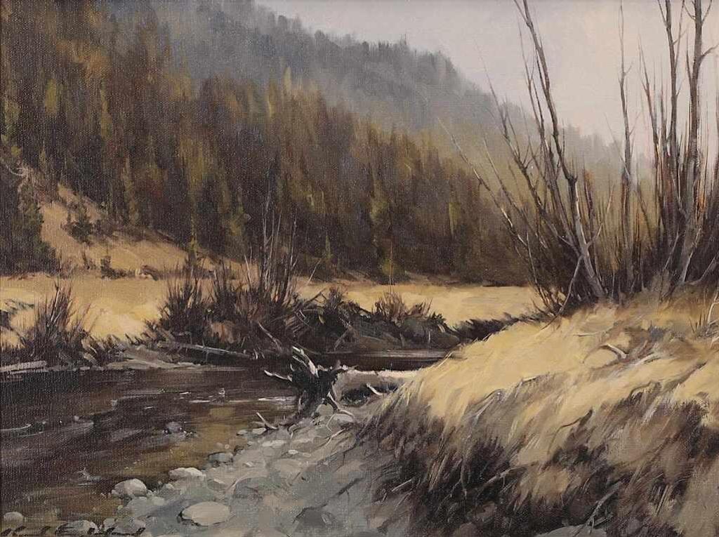 Karl E. Wood (1944-1990) - Salmon River Spring, Falkland B.C