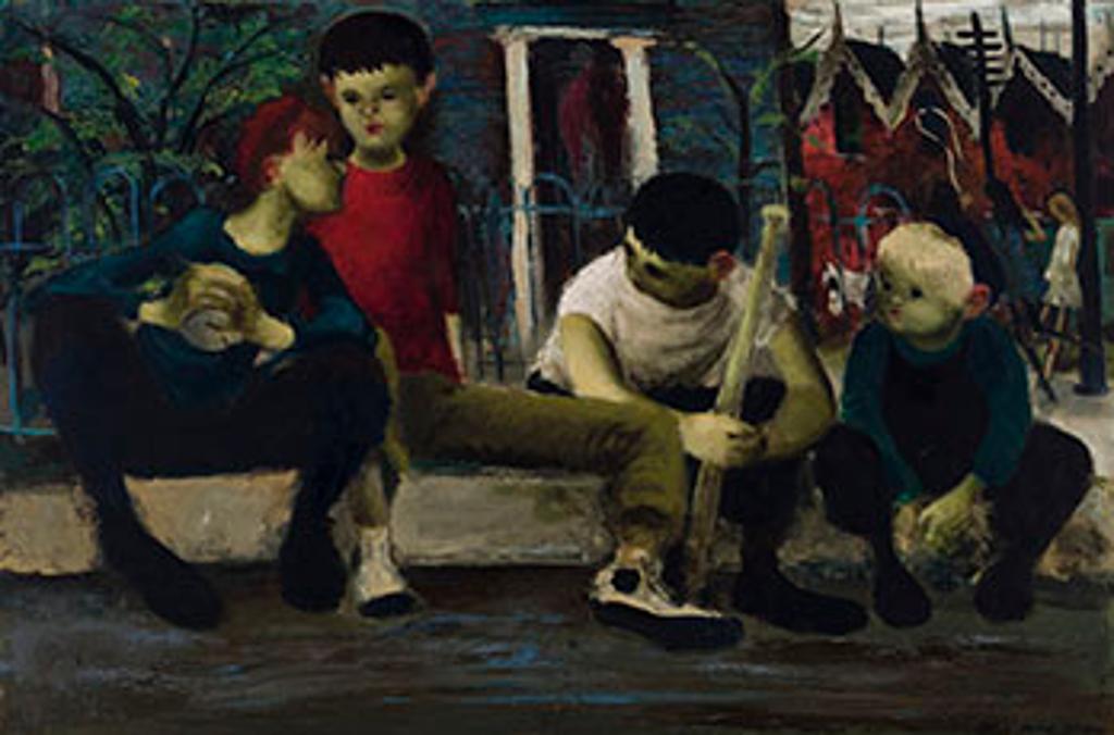 William Arthur Winter (1909-1996) - Kids on the Curb