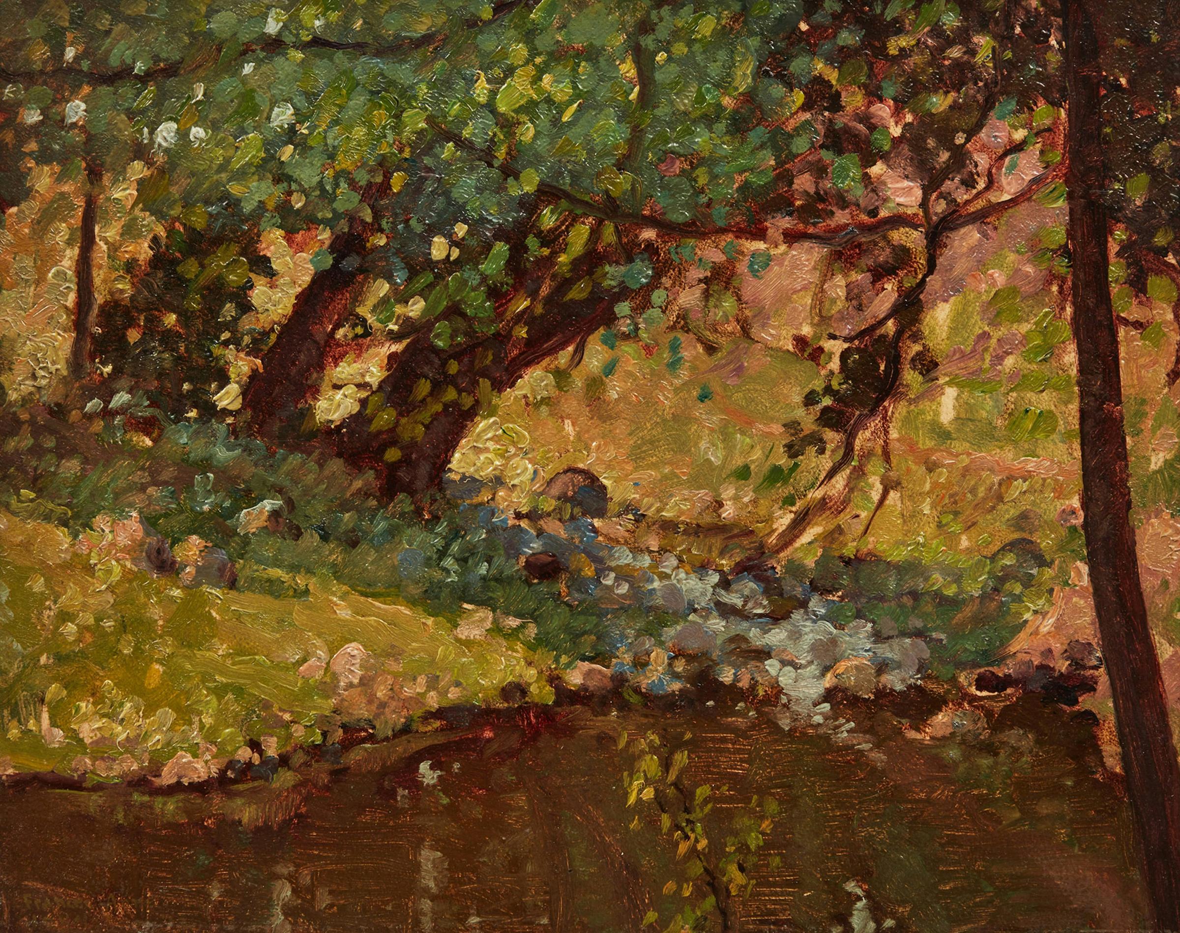 Frances Anne Johnston (1910-1987) - Untitled (Forest Interior)
