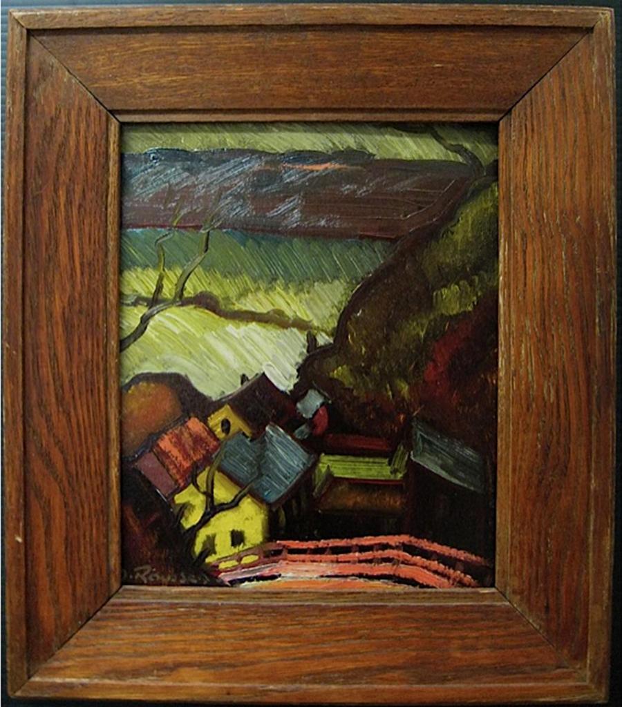 Albert Rousseau (1908-1982) - Houses By River