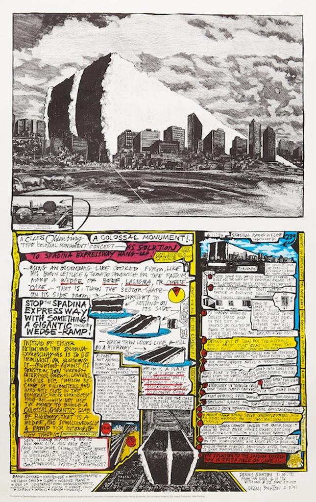 Dennis Eugene Norman Burton (1933-2013) - Spadina Ramp- Wedge
