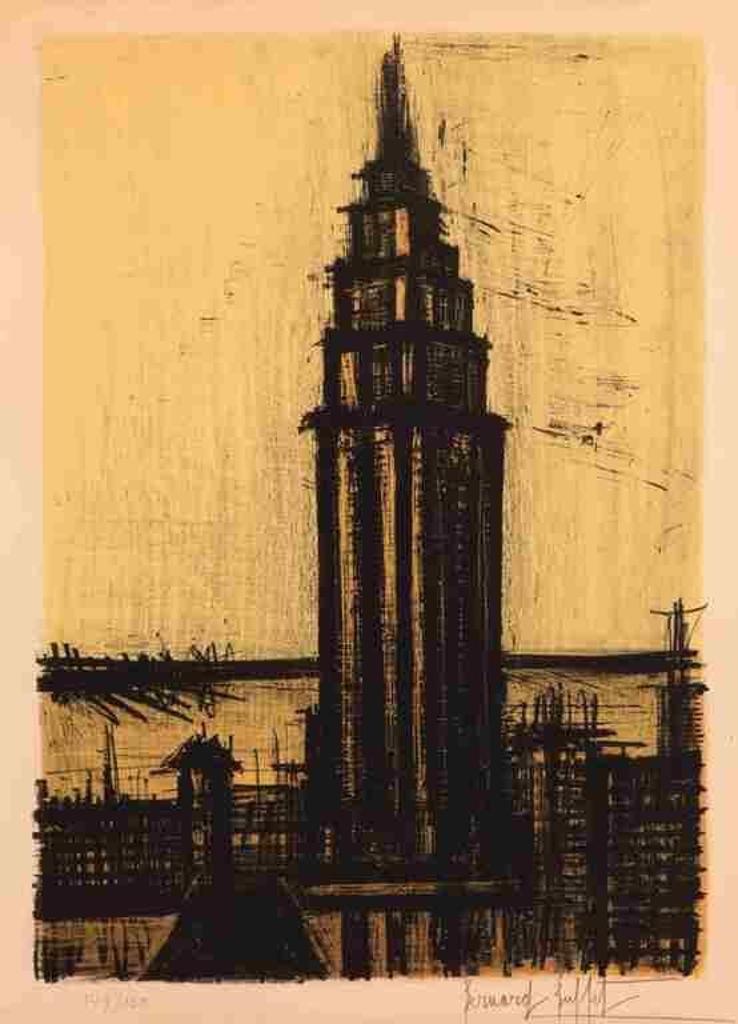 Bernard Buffet (1928-1999) - New York IV, from Album New York [Sorlier 56]