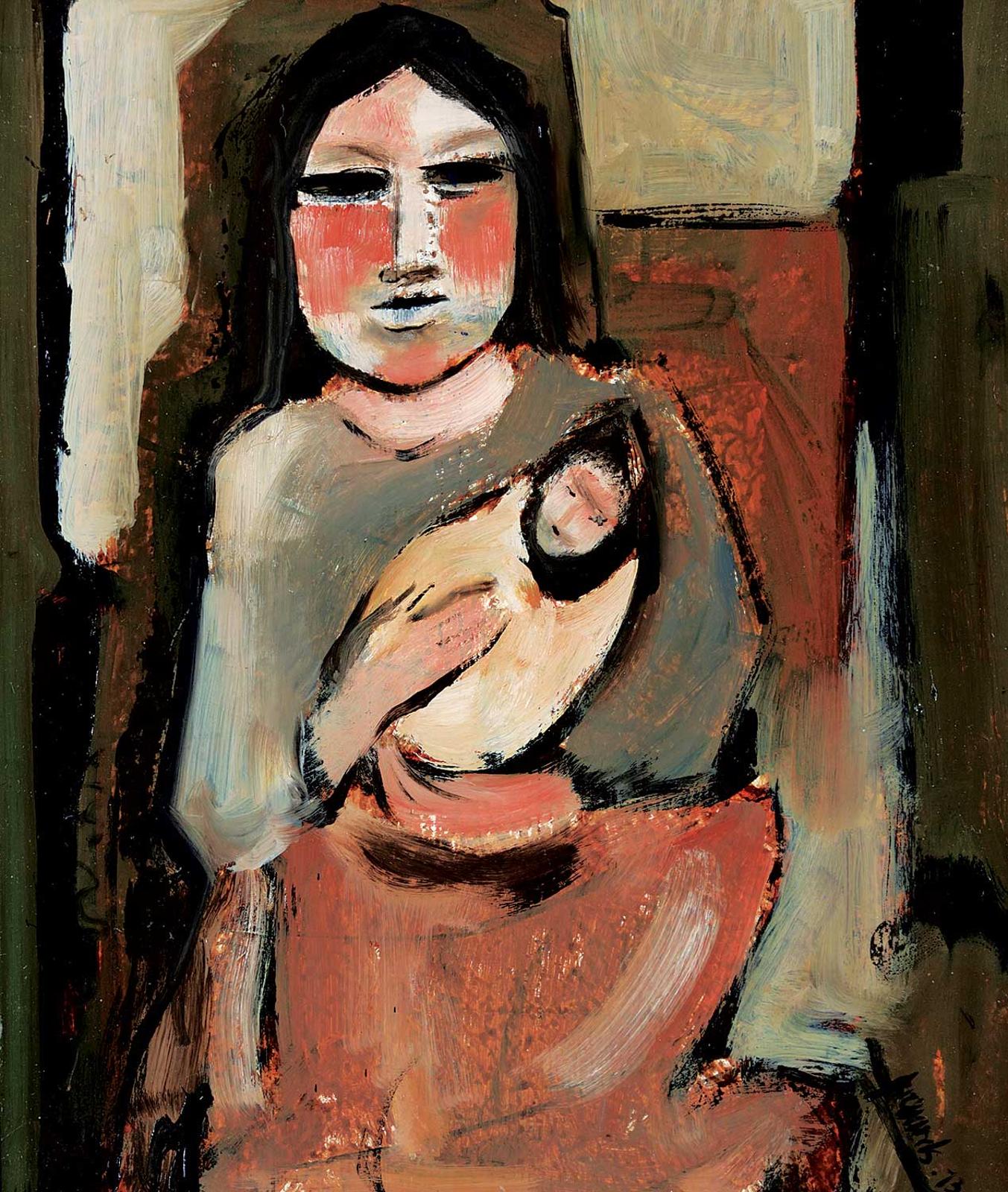 Edith Jean Richards (1924-2015) - Mother and Child
