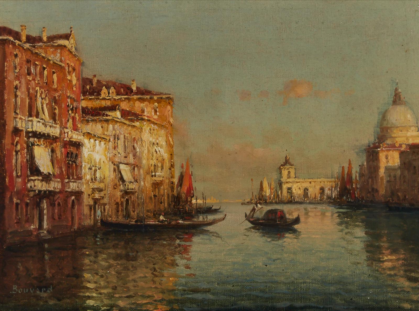 Antoine Bouvard (1870-1956) - A Sunny Afternoon, Venice