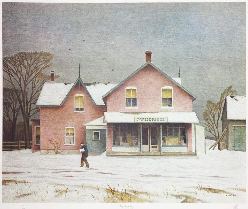 Alfred Joseph (A.J.) Casson (1898-1992) - Grey March Day