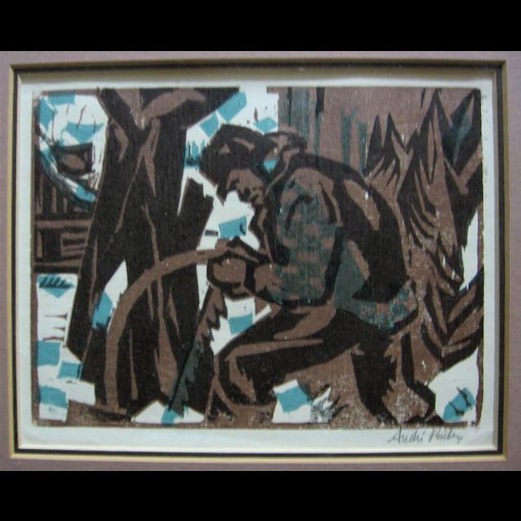 Andre Charles Bieler (1896-1989) - Sawing Wood