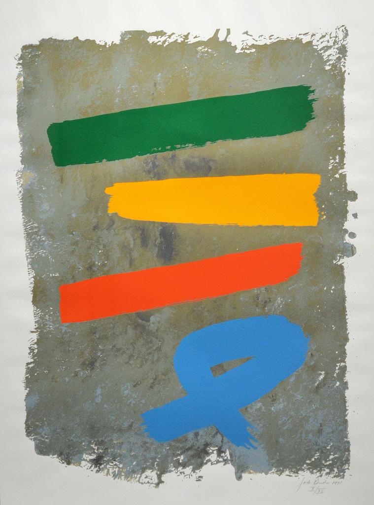 Jack Hamilton Bush (1909-1977) - Three and Blue Loop