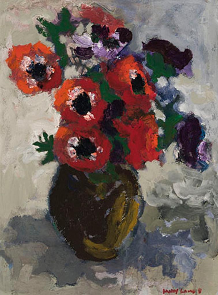 Molly Joan Lamb Bobak (1922-2014) - Anemones
