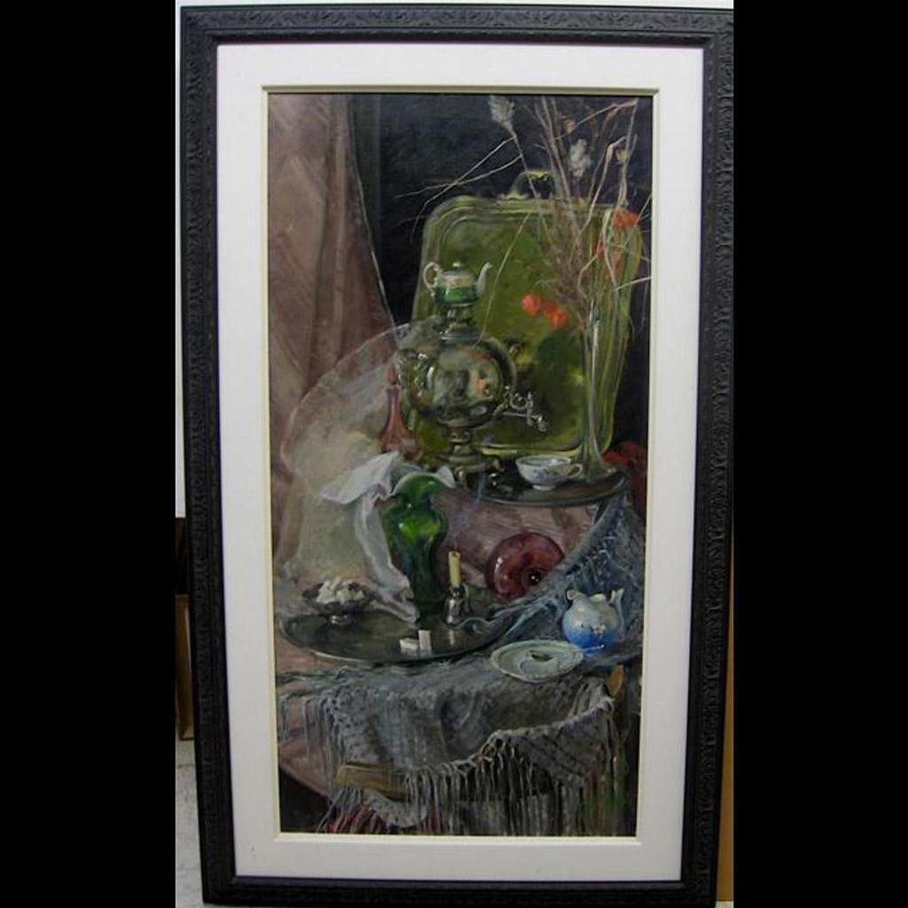 B. Fagokba - Still Life On Table With Samovar